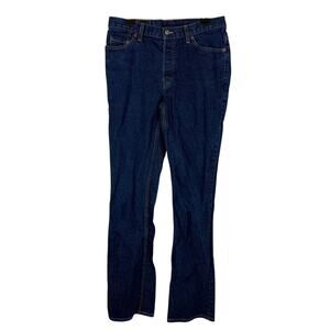 Levi's Jeans Mens 38 Blue Denim Medium‎ Wash Mid-Rise Button-Fly Straight Leg